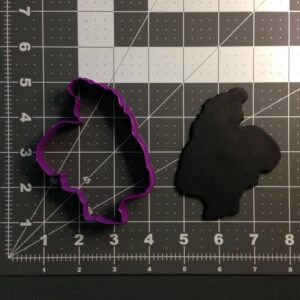 Black Cookie Santa 102 Cookie Cutter for Christmas Holiday Baking Dough Biscuits Fondant Sandwiches Pancakes Pastry Decorating Cookie Dough Shapes Baking Tools Kitchen Accessories