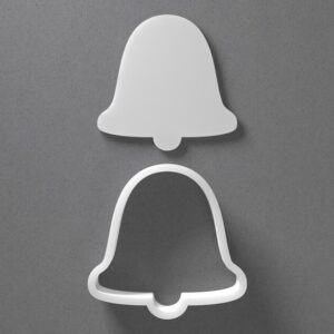 Black Bell Cookie Cutter Mini To Large cookie Bell Shape Polymer Clay Jewelry And Earring Cutter Tool Mirrored Pair Set For Festive Crafting Baking And DIY Projects