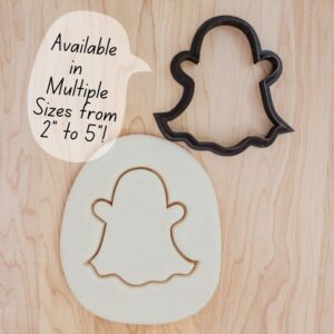 Ghost Halloween Cookie Fondant Clay Cutter India Cookie Spooky Shape for Halloween Baking, Party Treats, Cake Decorating, Kids Activities, Crafts, Pottery, Ceramics, and DIY Projects