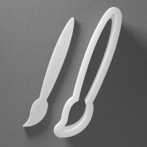 Black Artist Brush Cookie Cutter Paintbrush Shape for Baking Fondant Biscuit Clay Jewelry Earrings Craft Tool Mirrored Pair Set Reusable Kitchen Party Decor Gift