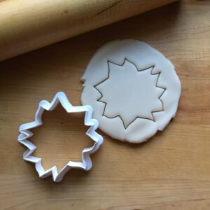 Cookie Poinsettia Cookie Cutter Suitable Size Made in India for Christmas Holiday Baking Fondant Crafts Cakes and Biscuits Reusable Food Safe Flower Shape Mold for Winter Festive