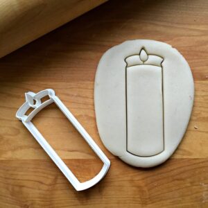 Cookie Tall Candle Cookie Cutter for Baking Candle-Shaped Cookies Cake Fondant Decorations Suitable Size Dishwasher Safe Made in India for Holidays, Birthdays, and Celebrations