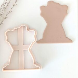Snowman with Hearts Cookie Cutter for Valentine and Winter Baking Snowman Clay Cutter for Fondant and Polymer Clay Crafts Holiday Cookie Shaping Tool for Jewelry and Seasonal DIY