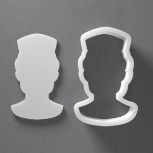 Nurse Head With Hat Cookie Cutter Red Cross Medicine Shape cookie Baking Tool for Cookies Biscuits Fondant Dough Clay Jewelry Making Earring Craft Decorating Daily Home Use