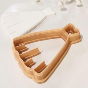 Wedding Gown Imprint Cookie Cutter Prom Dress Shaped Fondant and Dough Cutter for Baking and Polymer Clay Large Dress Clay Cutter for Bridal Shower Party Decorations Jewelry and Craft