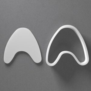 Black Whimsical Arch Cookie Cutter Mini to Large Irregular Rainbow Shape Polymer Clay Jewelry and Earring Cutter Tool Mirrored Pair Set for Handmade Craft Accessories