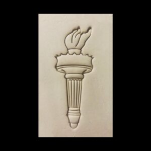 Statue of Liberty Torch Black Cookie Cookie Cutter for Patriotic Baking Fourth of July Independence Day Celebration American Theme Cookies Kitchen Tool for Holiday Party and Craft Use