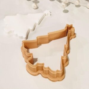 Spruce Tree Cookie Cutter for Baking and Crafts, Christmas Tree Shape Polymer Clay Cutter Tool, Large Cookie Clay and Fondant Cutter India for Holiday Decorations and DIY Projects