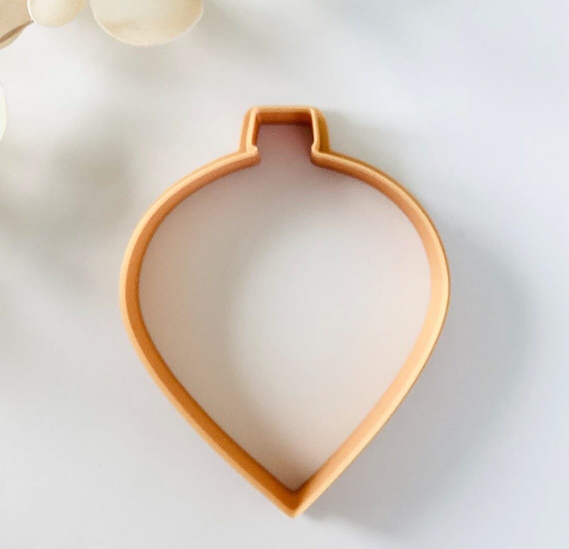 Christmas Bulb Ornament Cookie Cutter for Holiday Baking and Clay Crafts Large Ornament Shape Clay Cutter for Fondant Polymer Clay Christmas Projects Made in India Cookie - Image 2