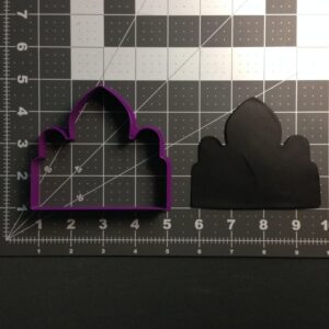 Black Taj Mahal 100 Cookie Cutter for India Monument Shaped Cookie Baking, Fondant Cake Decoration, Travel Themed Treats, Biscuit Making, Cultural Event Supplies and Architectural