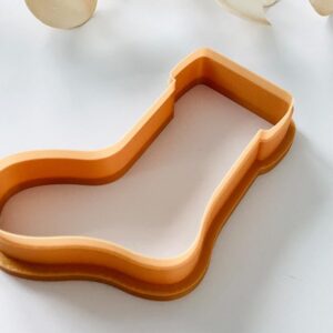 Stocking Cookie Cutter for Christmas Baking Clay Crafts and Festive Fondant Designs Large Holiday Stocking Shaped Polymer Clay Cutter for Cookies Ornaments Cake Decoration and DIY