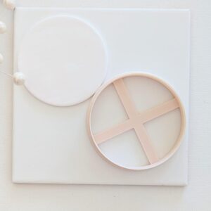 Round Circle Cookie Cutter for Baking and Fondant Decorating Large Cookie Clay Cutter for Polymer Clay Crafts Cake Toppers Cookie Designs and DIY Art Projects with Smooth Circular