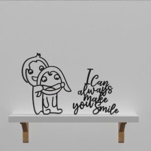 Gift for Girlfriend | Unique lover Minimalist Shelf Decor | Cute Soulmate Figurine - 'Be Mine' Romantic Room Sculpture for Love and Affection