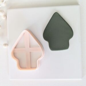 Potted Christmas Tree Cookie Cutter for Holiday Baking and Polymer Clay Crafts Tree in Basket Clay Cutter for Sugar Cookies Fondant DIY Earrings Ornaments Tags and Festive Decorations