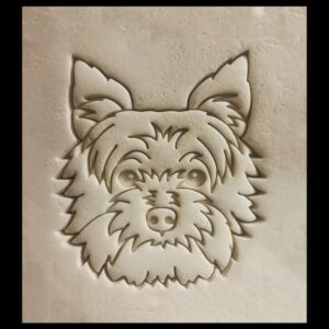 Black Yorkshire Terrier Yorkie Dog Cookie Cutter Cookie India Pet Biscuit Cutter for Dog Treat Baking Puppy Party Snacks Small Breed Cookies Animal Lover Gifts and Canine Theme
