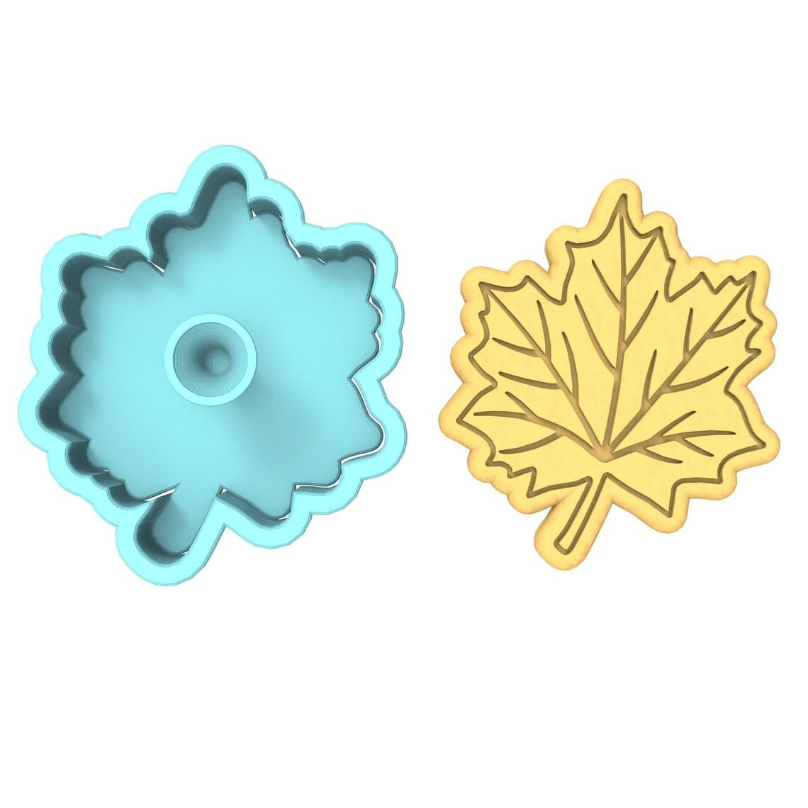 Black Maple Leaf Cookie Cutter Plastic Clay and Fondant Mold for Polymer Clay, Maple Leaf Shape Perfect for Baking, DIY Crafts, Party Treats, and Creative Decorative Projects - Image 4