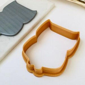 Owl Cookie Cutter for Baking and Craft Projects Large Owl Shape Clay Cutter for Polymer Clay Fondant Cookies Baby Shower Decorations and Nature Themed DIY Crafts Made in India Cookie