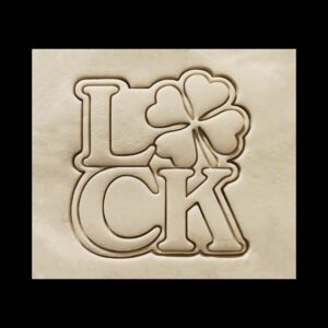 Black Luck 4 Leaf Clover Shamrock Shaped Cookie Cookie Cutter Made in India for St Patricks Day Baking Homemade Cookies Irish Crafts Lucky Charm Party Treats and Holiday Celebration