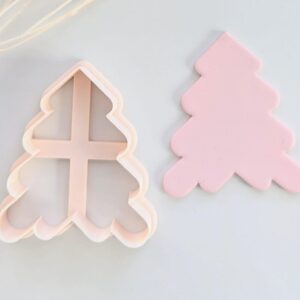 Christmas Tree Cookie Cutter for Holiday Baking and Polymer Clay Crafts Classic Tree Shape Clay Cutter for Sugar Cookies Fondant DIY Earrings Ornaments and Seasonal Decorations