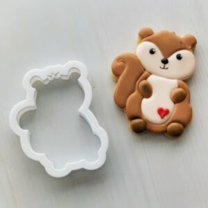 Baby Squirrel Cookie Cookie Cutter for Fall-Themed Parties, Woodland Desserts, and Fun Baking, Made in India, Suitable Size for Customizable Autumn Creations