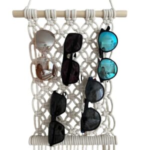 Portable Sunglasses Organizer:  Foldable Wall Hanging Eyewear Holder for Men and Women - Space-Saving Rack for Wardrobe Storage and Display (Sunglasses Not Included)