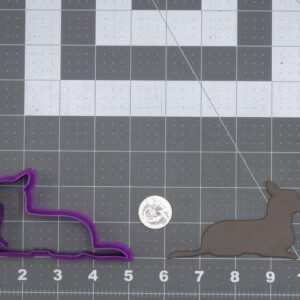Black Cookie Chihuahua Dog Body 266-L772 Cookie Cutter Silhouette for Baking Dog Treats Fondant Cake Decorating Biscuits Pancakes Sandwiches Pet Party Desserts and Fun Kitchen Crafts