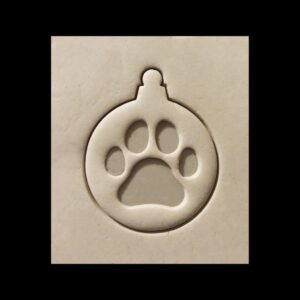 Dog Paw Christmas Ornament Cookie Cutter Cookie for Holiday Dog Treats Biscuit Fondant Decorating Tool Festive Pet Themed Baking Craft for Puppy Christmas Party and Gift Projects