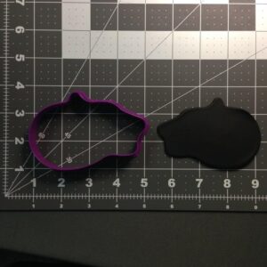 Black Lion Head Cookie Cutter for Biscuits Fondant Sandwiches Cake Decorating Cookie Animal Safari Theme Baking Tool Edible Jungle King Face Shape Cutter for Kids Crafts and Kitchen