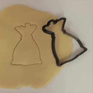 Money Bag Santa Sack Cookie Fondant Clay Cutter for Holiday Baking Decorating Dough Modeling Christmas Party Craft Projects Play Dough Gift Theme Treat Making Tool India Cookie