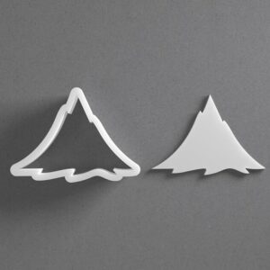 Black Mountain Peak Cookie Cutter Mini to Large Range Shape for Polymer Clay Jewelry Earring Making Mirrored Pair Set cookie Craft Tool India