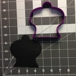 Black Queen Cookie Cutter Cookie Shape for Baking Cookies Cake Decorating Biscuits Royal Princess Crown Theme Party Dessert Mold for Kids Birthday School Crafts DIY Events Kitchen Use