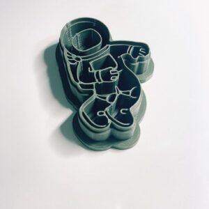 Astronaut Polymer Clay Earring Cutter India Cookie Hand Clay Cutter Mold Tool for Jewelry Making Biscuit Fondant Cutter DIY Crafts Space Theme Accessories for Creative Projects