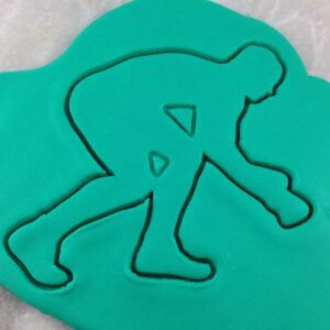 Black Wrestler Cookie Cutter Detailed Outline Plastic Stamp with Sharp Edges for Baking Sugar Cookies Fondant Pastries Biscuits Sports-Themed Cake Decorating Tool India