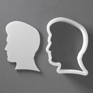 Elvis Cookie Cutter Elvis Presley Music Icon Shape Baking Tool for Cookies Biscuits Fondant Dough Clay Jewelry Making Earring Craft Decorating Party Baking and Daily Home Use