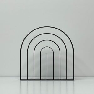 Big Rainbow Line Art Decor in Minimalist Style, Abstract 3D Printed Rainbow Sculpture for Home and Office, India Statue Artistic Wall Art, Perfect Gift Idea