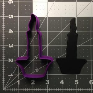 Black Candle 101 Cookie Cutter for Birthday Celebration Baking Festive Party Cookies Holiday Treats Decorative Candle Shaped Biscuits for Special Occasions and Seasonal Kitchen