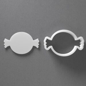 Black Halloween Candy Cookie Cutter Mini To Large cookie Sweets Shape Polymer Clay Jewelry And Earring Cutter Tool Mirrored Pair Set For Festive Crafting Baking And DIY Projects