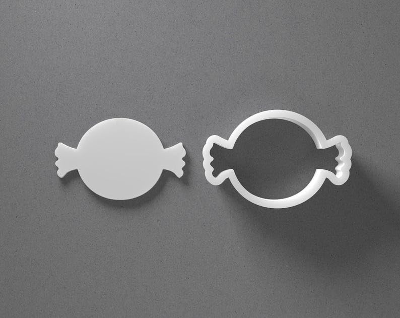 Black Halloween Candy Cookie Cutter Mini To Large cookie Sweets Shape Polymer Clay Jewelry And Earring Cutter Tool Mirrored Pair Set For Festive Crafting Baking And DIY Projects