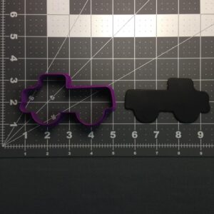 Black Pickup Truck Cookie Cookie Cutter for Vehicle Theme Cookies Birthday Party Decorations Farm Truck Cake Topper Baking Tool for Kids Events Crafts and Auto Enthusiast Gifts Made in