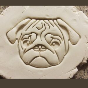 Pug Dog Cookie Cutter Cookie for Dog Lovers Homemade Dog Treat Biscuit Fondant Decorating Tool for Pet Birthday Puppy Party Animal Theme Baking Crafts and Gift Making Projects
