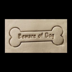 Black Dog Bone Beware of Dog Cookie Cutter Cookie India Pet Theme Biscuit Cutter for Homemade Dog Treat Baking Funny Warning Snacks Canine Lover Cookies Guard Dog Gifts Pet Celebration