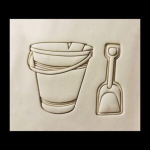 Sand Bucket and Pail Set Cookie Cutter Cookie Beach Theme Biscuit Fondant Decorating Tool for Summer Party Baking Crafts Coastal Celebration Treats Kids Activities and Ocean Holiday