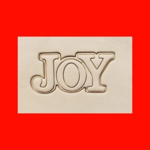 Black Joy Cookie Cutter Cookie India Christmas Holiday Biscuit Cutter for New Year Baking Festive Jingle All the Way Treats Winter Celebration Snacks and Seasonal Party Desserts