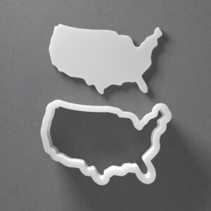 Black cookie India Map Cookie Cutter Set for Polymer Clay Jewelry Earrings Biscuit Fondant Craft Tool Mirrored Pair Suitable Mini Medium Large Sizes for Baking DIY Geography Creative P