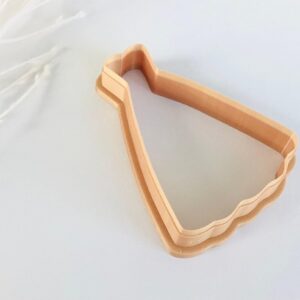 Wedding Gown Cookie Cutter Prom Dress Cookie Cutter for Fondant Dough Biscuit and Polymer Clay Large Dress Shaped Clay Cutter for Bridal Shower Baking Prom Cake Decoration and DIY Craft