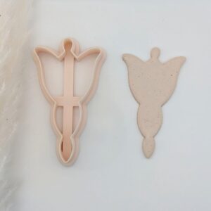 Evenstar Pendant Cookie Cutter for Lord of the Rings and Hobbit Fans Unique Fantasy Clay Cutter for Polymer Clay Jewelry Making Cosplay Accessories Cookie Decorating and Themed Crafts