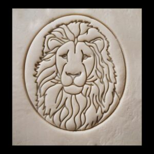 Black Lion Shaped Cookie Cookie Cutter Made in India for Jungle Safari Theme Baking Homemade Cookies Crafts Cake Decorations Educational Projects Kids Parties and Animal Lover Gifts
