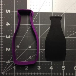 Black Milk Bottle 101 Cookie Cutter Cookie Baby Shower Baking Tool for Newborn Party Cookies Fondant Crafts Gift Set Decoration Kitchen Accessory Made in India Unique Nursery Theme