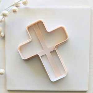 Cross Cookie Cutter for Religious Baking and Clay Crafting Fondant Cutter for Faith Based Holiday Decorations Church Events Baptism and Easter Clay Jewelry DIY Projects and Classroom