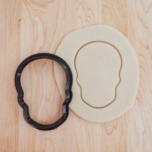 Skull Halloween Outline Cookie Cutter Cookie for Fondant Clay Crafting Spooky Party Baking Decorations Haunted Theme DIY Treats Use in India